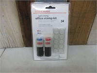 Office Depot Self Inking Stamp Kit