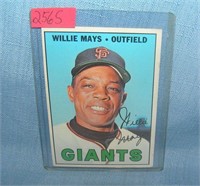 Willie Mays 1967 Topps baseball card