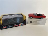 2- Vintage Diecast 1/43 MG Ford Mustang mint
