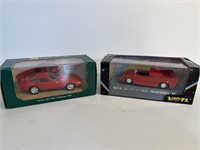 2- Vintage Diecast 1/43 Ferrari 365 Alfa 33 mint