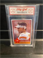 Patrick Mahomes Double Sided Card Graded 10