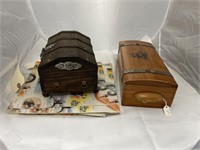 2 Decorative Treasure Chests & Wrapping Paper