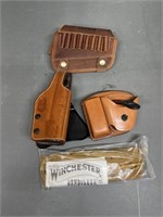 Leather Holster, Bandoleer, & More