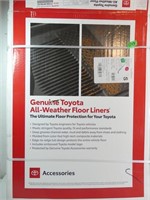 Genuine Toyota All-Weather Floor Liners