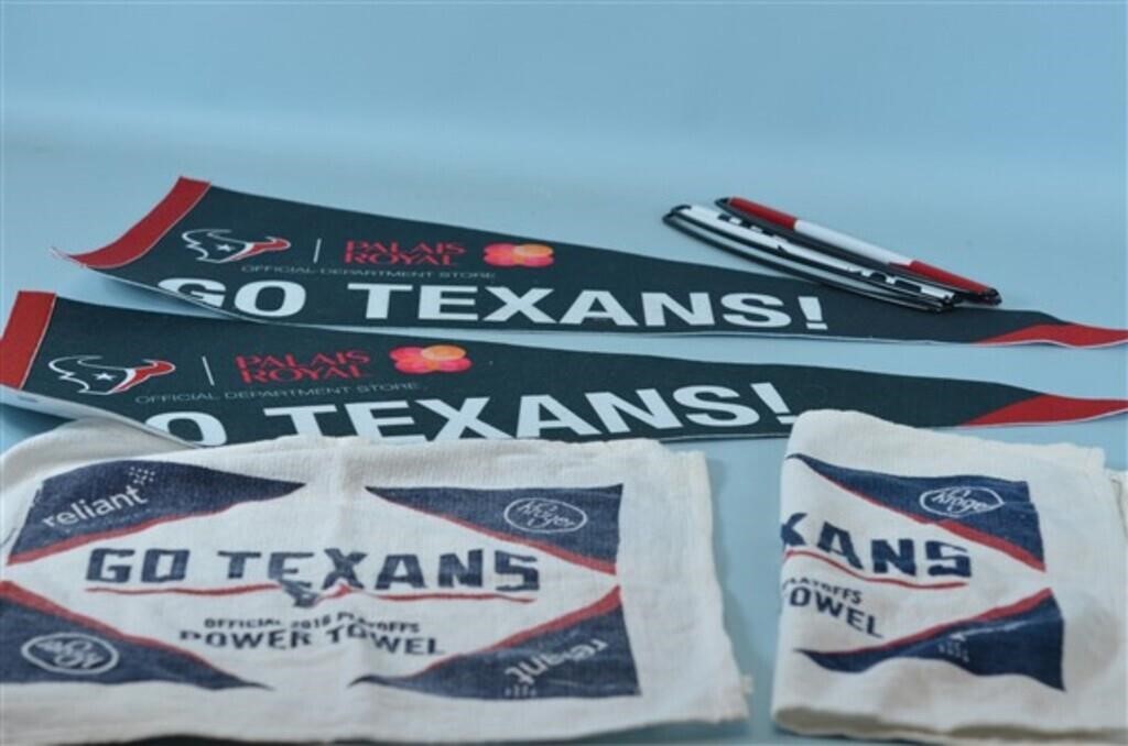 Houston Texans  Pennants, Banners and Towels