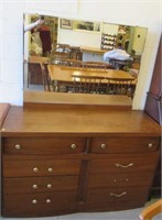 MCM DRESSER WITH MIRROR BY VICTORIAVILLE FURNITURE