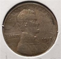 1917-S Lincoln Wheat Cent XF