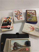 Five Decks of Collectible Playing Cards