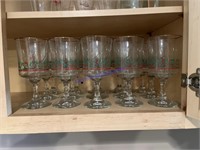 1996 Arby’s Christmas Collection Glasses