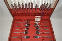 Imperial USA Stainless Steel Flatware Set 42pc +