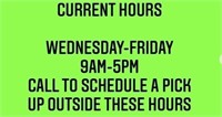 CURRENT HOURS-SOFT CLOSE ON 4-9 STARTING AT 9PM