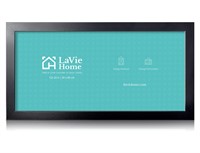 LaVie Home 12x24 Picture Frame Black, Panoramic Pi