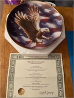 American eagle plate