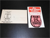 Heel Hitler Novelty Card & Envelope
