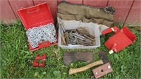 Heavy Chain, Hand Seeder, Hatchet, Clamps & more