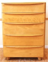 MCM Heywood Wakefield 5 drawer tall chest