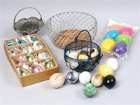 Egg Decor; Baskets, Ornaments and More