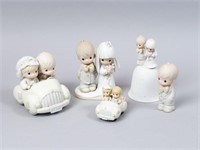 5  "Wedding" Themed Precious Moments Figurines