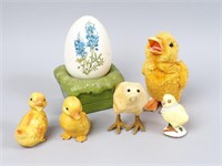 Decorative Ducks, Chicks & Egg