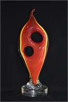Large Art Glass Trophy (Aviva Traders) 22.5"h