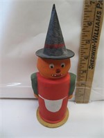 Vintage Halloween Cardboard Candy Container 6&3/4"