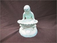 7 1/4" Van Briggle art pottery figurine Shell