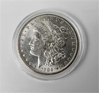 1884 Uncirculated Morgan Silver Dollar