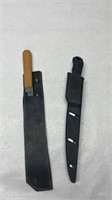Two filleting knives