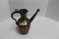Heavy Solid Copper Pitcher
