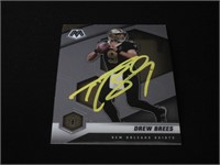 Drew Brees Signed Trading Card Direct COA