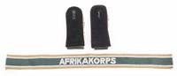 WWII GERMAN AFRIKA KORPS & PANZER INSIGNIA