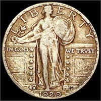 1929-S Standing Liberty Quarter LIGHTLY