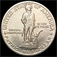 1925 Lexington Half Dollar CHOICE AU