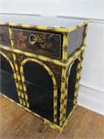 ORIENTAL ENTRY SIDE TABLE  CIR 1960S W 55, D13,H31