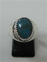 Sterling SIlver Turquoise Southwest Ring