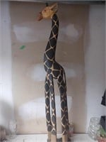 Girafe en bois 48''