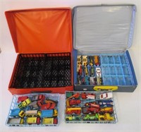 2001 MatchBox carrying case and a 1976 MatchBox