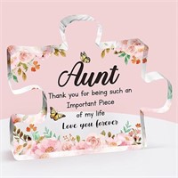 *NEW Engraved Acrylic Block Puzzle For Aunt