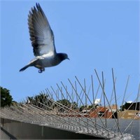 Bird-X Wide Steel Bird Spikes 24ft 8in Block Birds