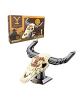 Brickcraft Yellowstone Steer Skull Building Kit