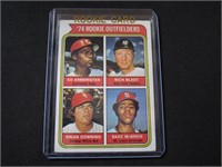 1974 TOPPS ROOKIE OUTFIELDS HIGH NUMBER RC