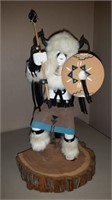 Kachina Warrior Doll Signed