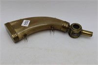 ANTIQUE POWDER HORN WITH SIGHT