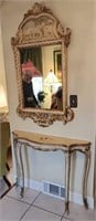 Beautiful table and mirror