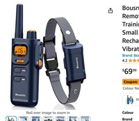 Bousnic Dog Shock Collar with Remote