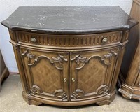 Drexel Stone Top Nightstand with Drawer