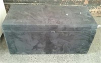 Black Padded Storage Bench, Approx. 34 1/2"×15