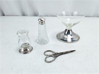 Selection of Sterling & Crystal Items