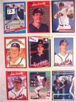 18 diff. 2015 HOF John Smoltz baseball cards