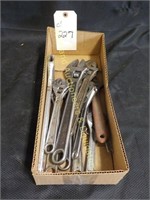 BOX W/ CRESCENT WRENCHES